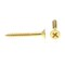 Prime-Line Wood Screw, Flat Head, Phillips Drive No. 10 X 1-1/2in Solid Brass 100PK 9035717 - alternate 3